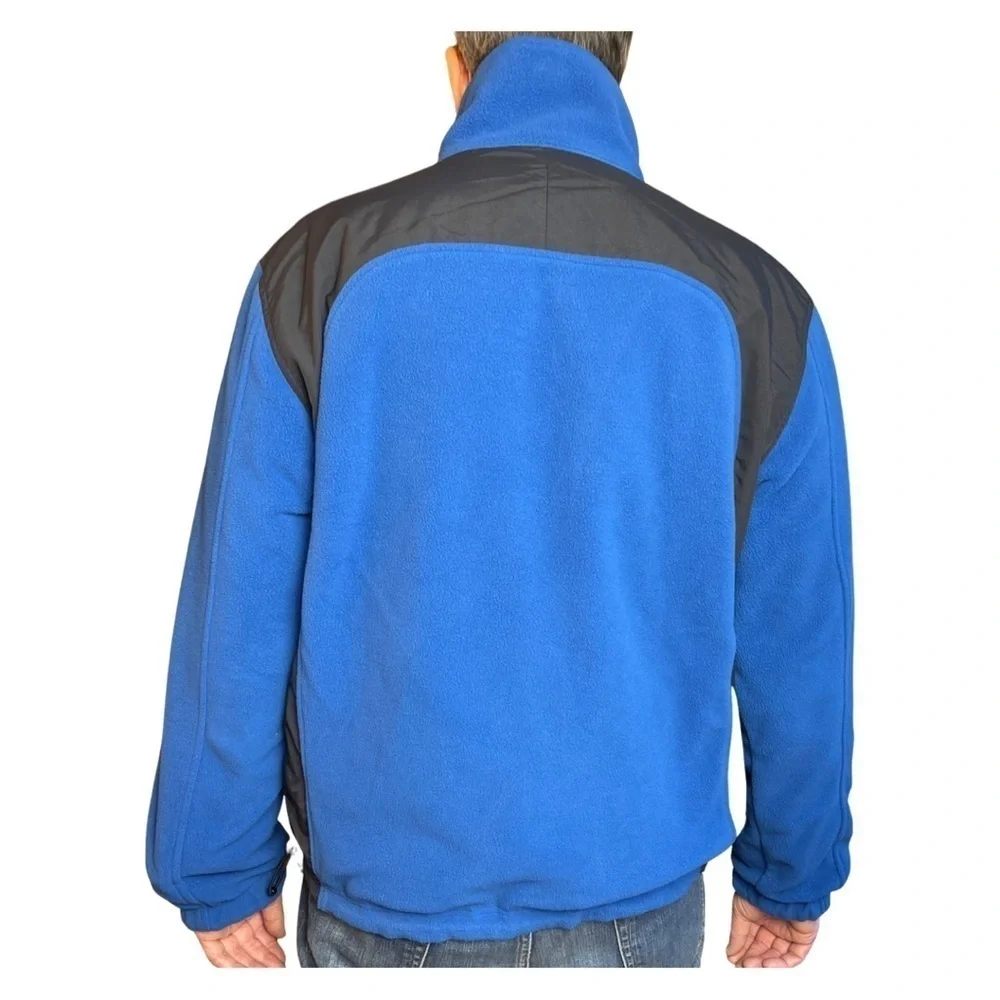 LL Bean Mens Reversible Winter Jacket | Size Large Regular | Color Blue - Picture 4 of 11